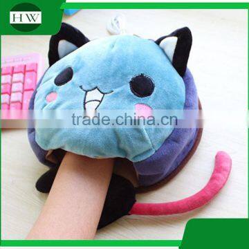Custom Promotion Rubber Usb Warmer Heated Cartoon Animal Wrist Mouse Mat Pad