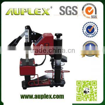 Auplex New Design Swing Away Double Station Cap Heat Press Sublimation Machine LCD