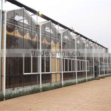 High-tech Glass Greenhouse With Vent System And Heating Solar System photo-2