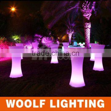 Movable Plastic Outdoor Party Events Used Furniture LED Light