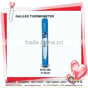 G101-BU home decoration thermometer galileo thermometer