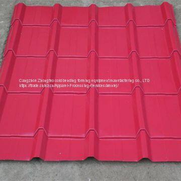 Trapezoid Steel Tile Forming Machine For Glazed Sheet photo-3