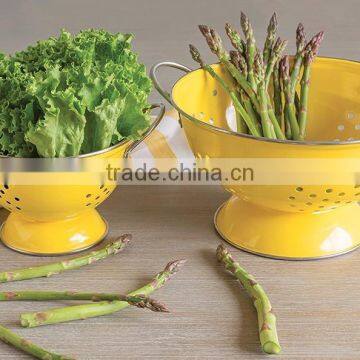 Wholesale Kitchen Food Washing Self Draining Pasta Bowl Wide Grip Handles photo-3