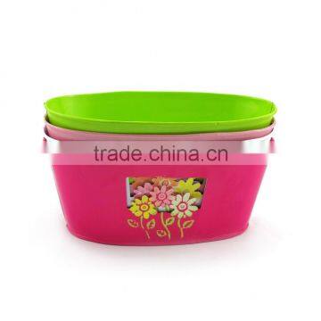 Wholesale Metal Iron Planters | Powder Coated Metal Planter Set of 4 photo-2