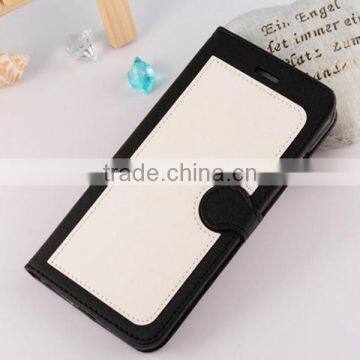 Hot selling PU leather phone case wallet phone covers flip leather holster for iphone6