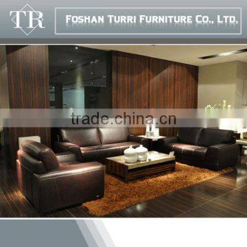 European Style Italian Split Leather Sectional Sofa Home Sofa photo-3