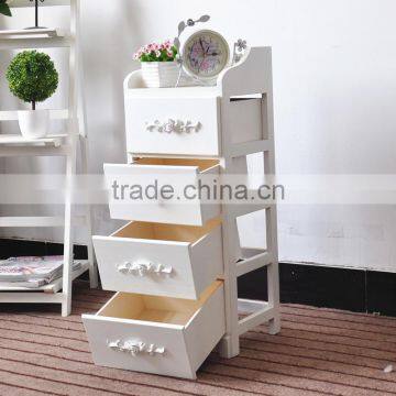 White Color High Grade Modern Wooden Storage Cabinet photo-5