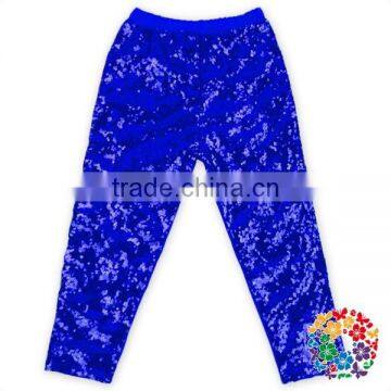 Sequin Black Long Pants Wholesale Kids Girls Long Pants Baby Harem Pants photo-3