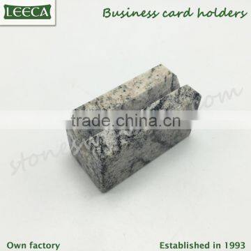 Business Name Holder Natural Granite Stone Office Stationery Set Business Gifts photo-2