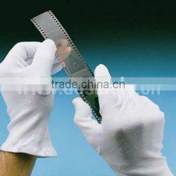 DDSAFETY 2017 Natural Bleach Cotton Interlock Reversible Hem Anti Static Safety Gloves photo-3