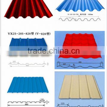 red colour 1mm prepainted corrugated steel sheets