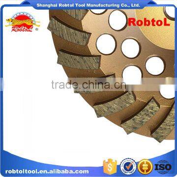 150mm Turbo Row Waved Spiral Diamond Grinding Disc Cup Wheel for Concrete Floor 6" Cutting Tools Abrasive Polishing Grinder photo-2