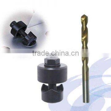 Alloy High Carbon Steel Metal Hole Punch With HSS TITAN drill for Cutting Tool