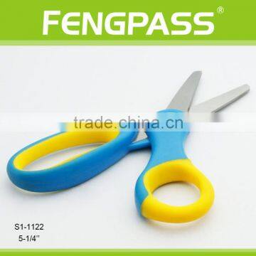 S1-1122 5.25" 2Cr13 Stainless Steel Blade With PP+TPR Plastic Handle Kid Scissors photo-3