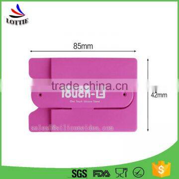 professional Silicone Card Holder Custom Logo Silicon Card Holder for Phone