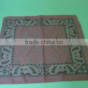 Hot Selling Screen Printing Leaf Bandanas in Black and White photo-2