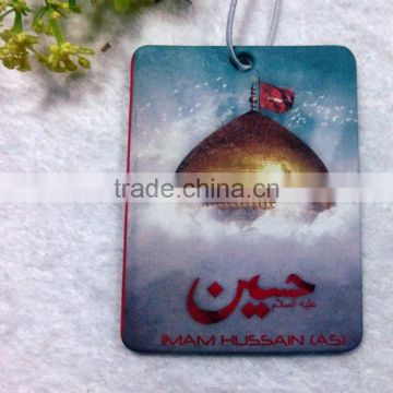 paper air freshener Aroma Arabic Custom Paper Car Air Freshener