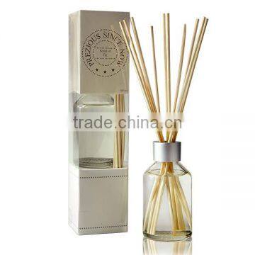100ml Round Shape Aroma Scented Fragrance Reed Diffuser With Rattan/fiber Stick photo-3