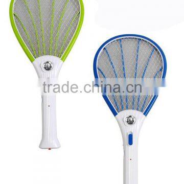 ZHOUYU unique design efficient electronic mosquito swatter with light