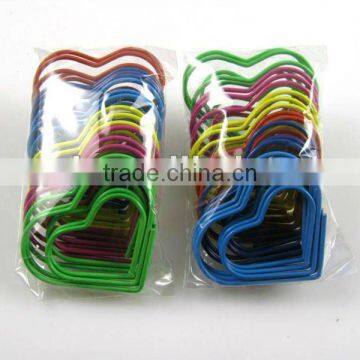 promotional gifts stationery supplies heart shape paper clips