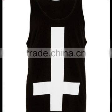 Large Silk Screen Printed Tank Top