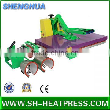 2 in 1 combo heat press printing machine for tshirt and mug