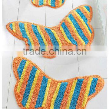 BUTTERFLY SHAPE BATHMAT SHANGHAI BATHMAT SETS BATHMAT (EV-B010-BM)