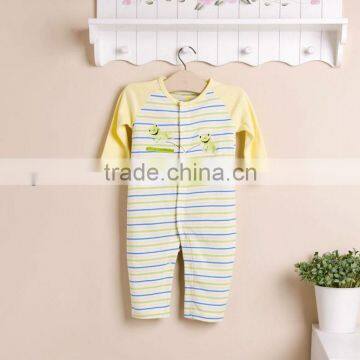 mom and bab 2013 Autumn baby romper 100% cotton sleepwear jumpsuit