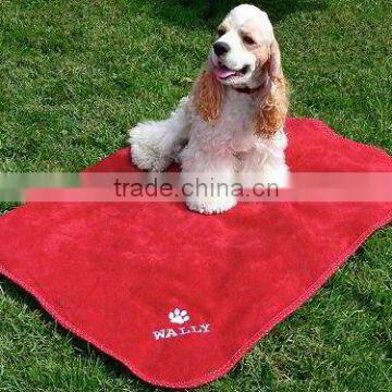 fleece pet blanket