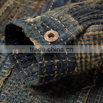 Latest Design Winter Jacket Man Denim Custom Your Own Clothes for Outdoor photo-3
