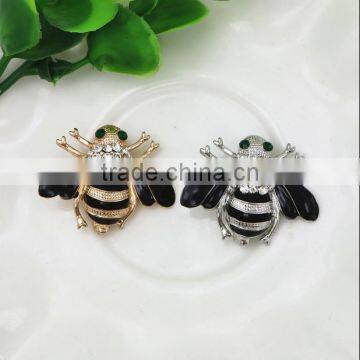High End Zinc Alloy Enamel Bee Brooch Gold Plated Bee Brooch for Men Suit 2017 photo-4