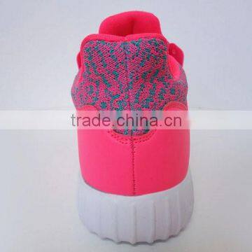 PU Upper Material Promotion Women Shoes Pink photo-4
