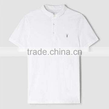 MGOO Custom Embroidery 100% Cotton Pique Polo Shirts Short Sleeves Mens Polo Chest Logo Company Shirts photo-3
