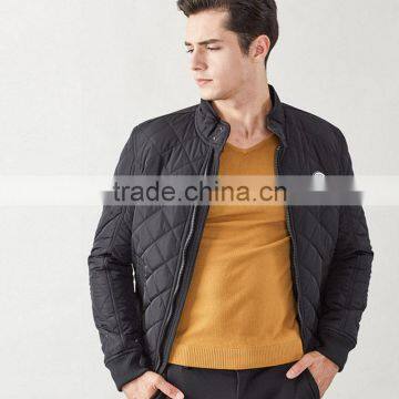 MSW0014 European brand men's winter coat thick male crumple waist slim men padded jacket