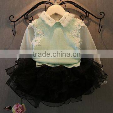 Three Colors Blank Sweater Knitted Cotton Summer Pullover for Girls photo-5