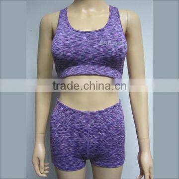 Latest Seamless Sexy Under Wear Ladies Active Bra Yoga Wear Sports Bra Set