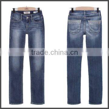 2016 Jeans Manufacturer Buy Jeans in Bulk Wholesale Kid Jeans Straight Girl Jeans photo-2