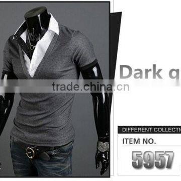 New Arrival MOQ 1pc 3 Colors Choice Lastest Design T-shirt,t Shirt Wholesale China,blank T-shirt photo-3