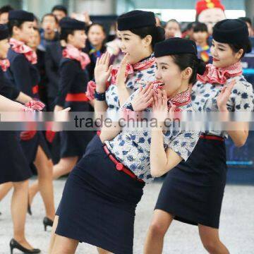 Fashion Airline Pilot Stewardess Uniform/ Female Aerial Work Clothes Air Stewardess Uniform photo-3