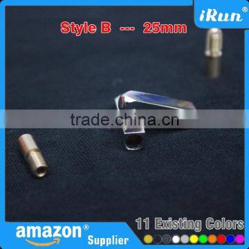 Metal Gold or Silver and 11 Colours Else Shoe Lace Tips Aglets to Repair or Shorten Laces - 25mm Mixed Color Yeezy Lace Aglets photo-4