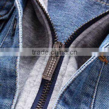 Spring Style Wholesale With Hood Kids Denim Jacket photo-3