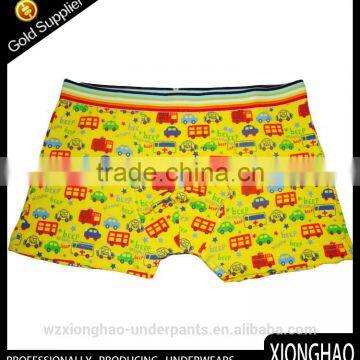 Latest Yellow/blue angrey bird children wearing underwear with elastic band