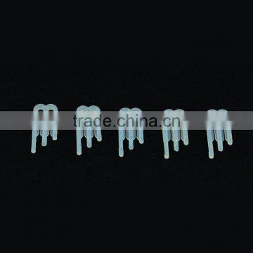 High Quality 3.75*1.7*0.35cm Clear Colored Plastic Shirt Clip for Garment Packing