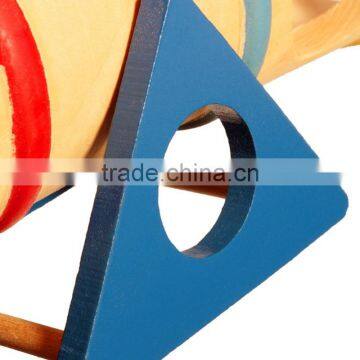 Best Promotion Modern Design Natural Wooden Colorful Seesaw Cage House Hide Toy Hamster Seesaw For Hamster photo-6