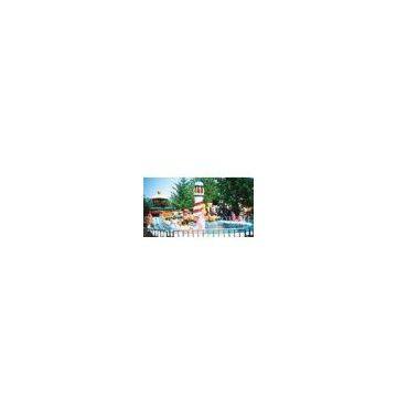 380V, 13.25 KW and 8 Persons Slide Mini Log Flume Rides, 40.5m Track length
