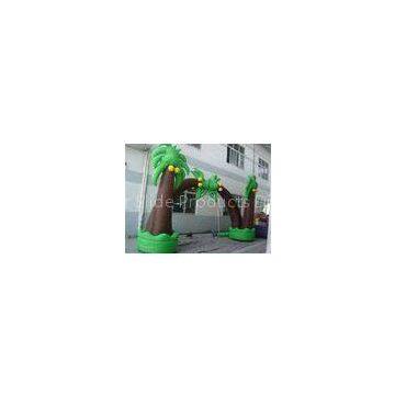 Green Tree Inflatable Arch / entrance event arches With High Temperature resistance FR