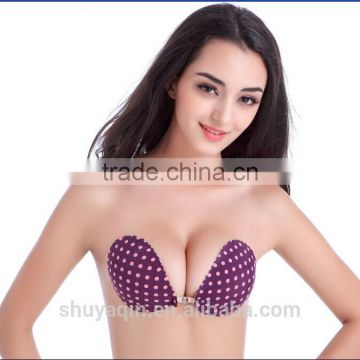 in stock fashion silicone bra