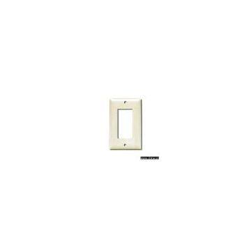 Wall outlet plate