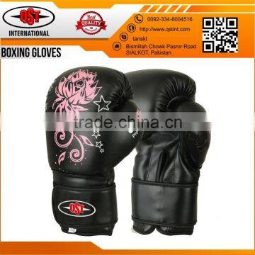 Leather Boxing Gloves Training Muay Thai Fight Punching Sparring MMA Gloves