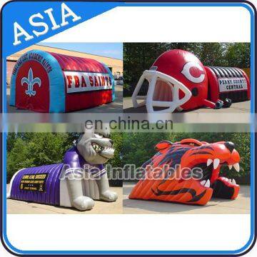 Inflatable large entrance tunnel, inflatable mascot tunnel with bear shape